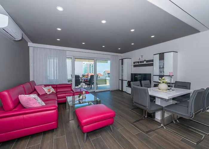 Luxury Purple Summer Sea View Daire Makarska